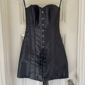 Unbranded black corset dress